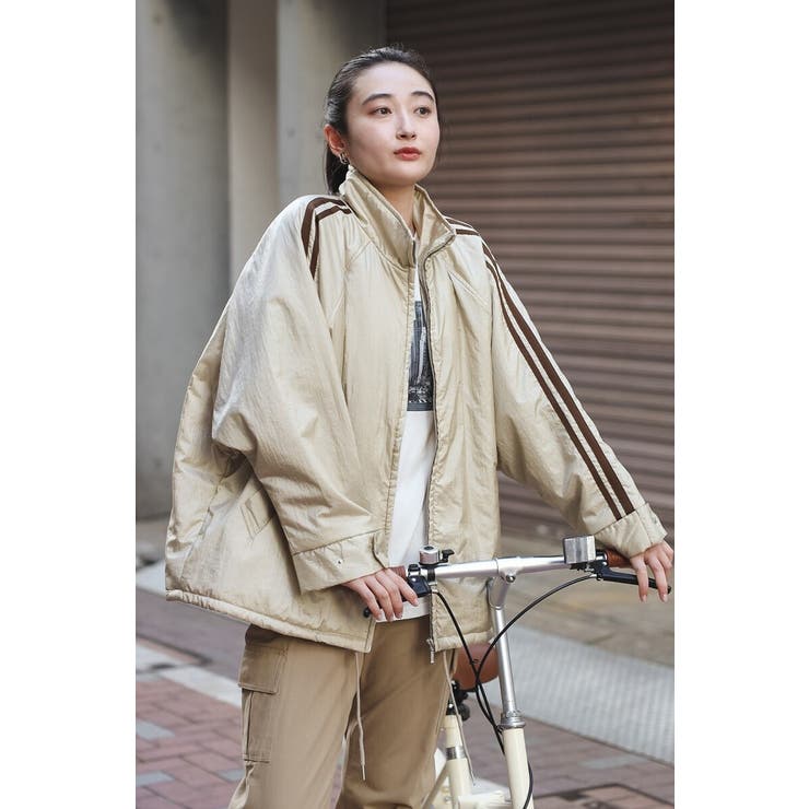 グロッシーナイロンタフタブルゾン 88-004248 | BONJOUR SAGAN | 詳細画像1 