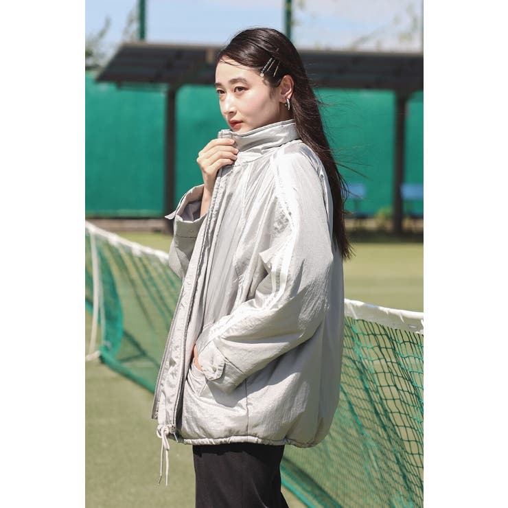 グロッシーナイロンタフタブルゾン 88-004248 | BONJOUR SAGAN | 詳細画像13 