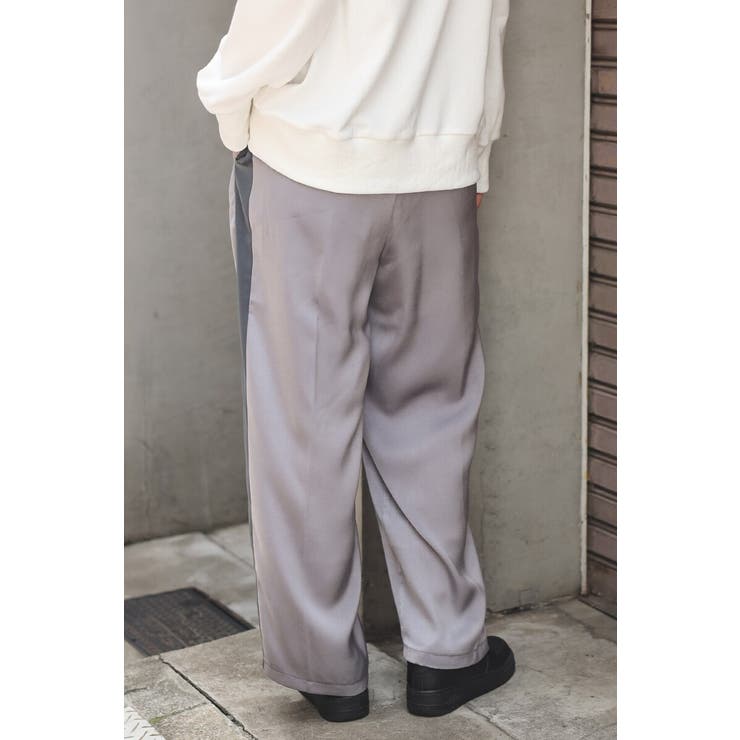 サイドラインマットサテンパンツ 88-004250 | BONJOUR SAGAN | 詳細画像3 