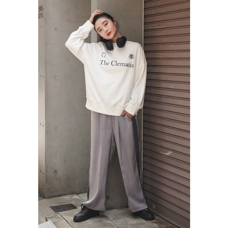 サイドラインマットサテンパンツ 88-004250 | BONJOUR SAGAN | 詳細画像4 