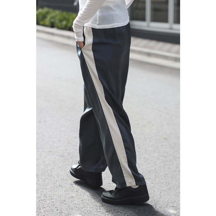 サイドラインマットサテンパンツ 88-004250 | BONJOUR SAGAN | 詳細画像8 