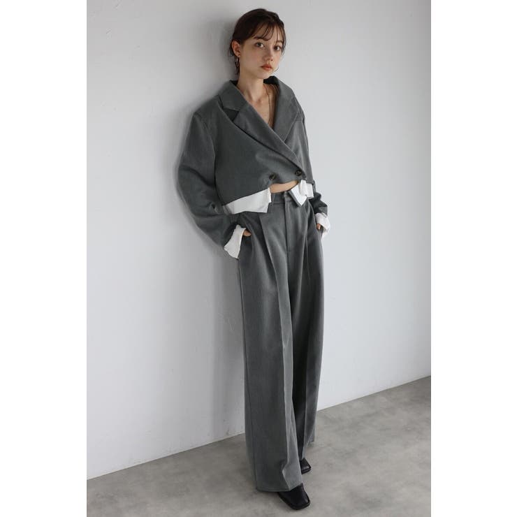 flap waist pants / 折返しウエストパンツ 88-004253 | BONJOUR SAGAN | 詳細画像1 