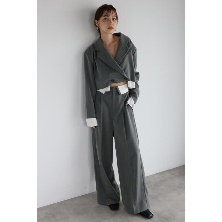 flap waist pants / 折返しウエストパンツ 88-004253 | BONJOUR SAGAN | 詳細画像3 
