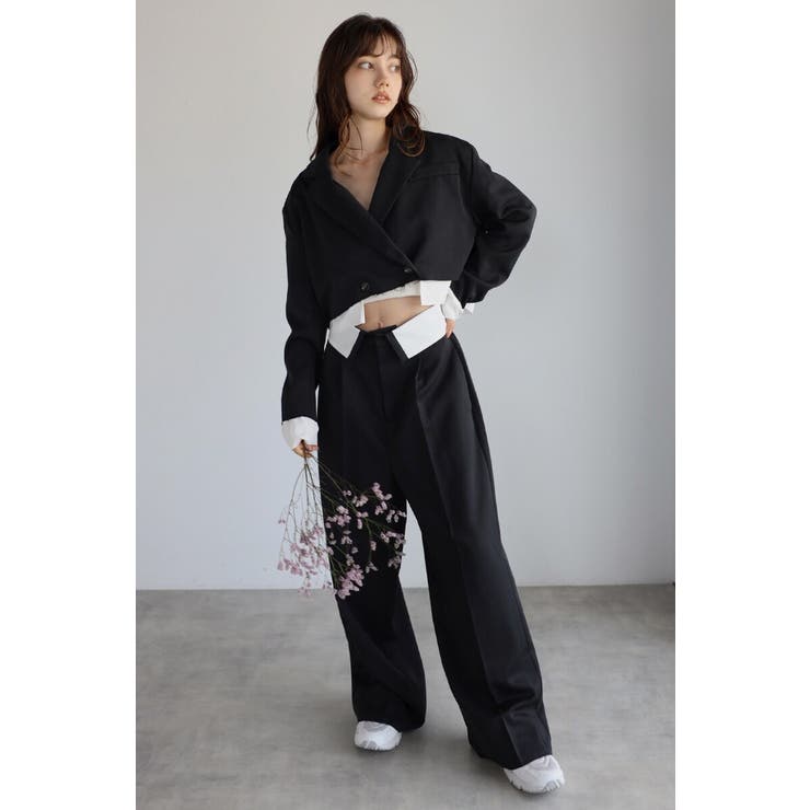 flap waist pants / 折返しウエストパンツ 88-004253 | BONJOUR SAGAN | 詳細画像6 