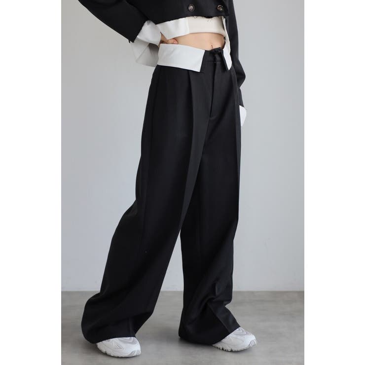 flap waist pants / 折返しウエストパンツ 88-004253 | BONJOUR SAGAN | 詳細画像7 