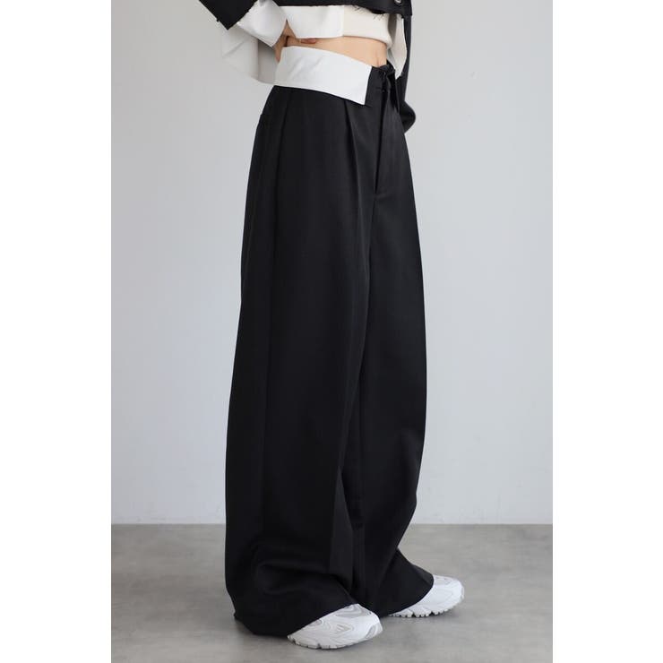 flap waist pants / 折返しウエストパンツ 88-004253 | BONJOUR SAGAN | 詳細画像8 
