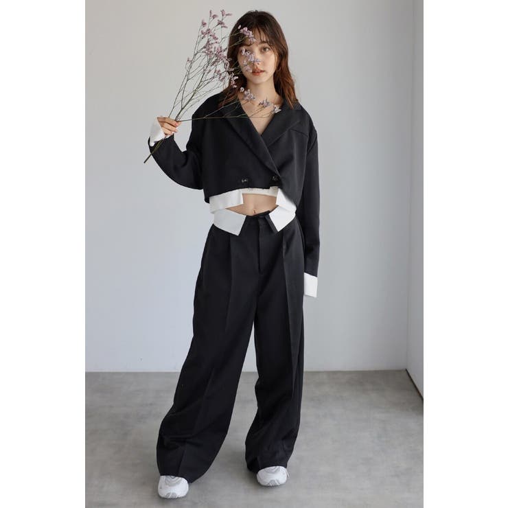 flap waist pants / 折返しウエストパンツ 88-004253 | BONJOUR SAGAN | 詳細画像9 