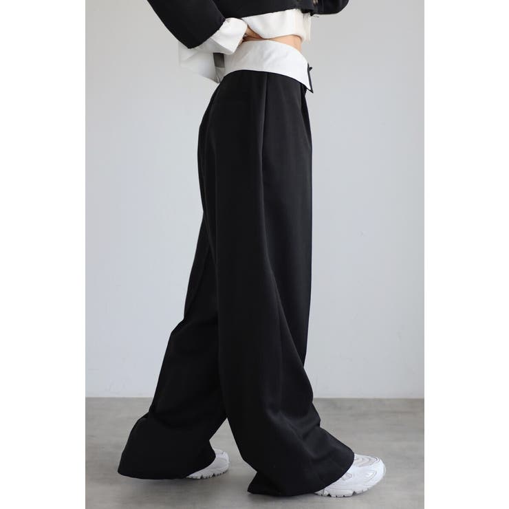 flap waist pants / 折返しウエストパンツ 88-004253 | BONJOUR SAGAN | 詳細画像10 