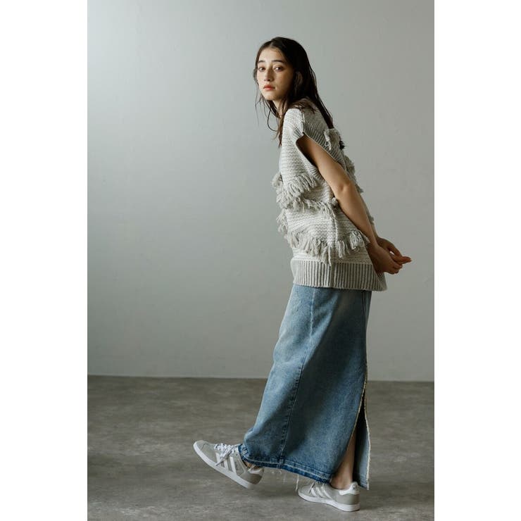 fringe design knit | BONJOUR SAGAN | 詳細画像22 