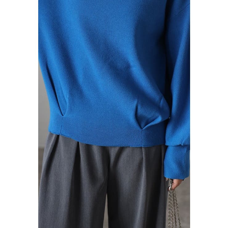 前後2WAYボリュームスリーブ裾タック静電気防止ニット 88-004265 | BONJOUR SAGAN | 詳細画像17 