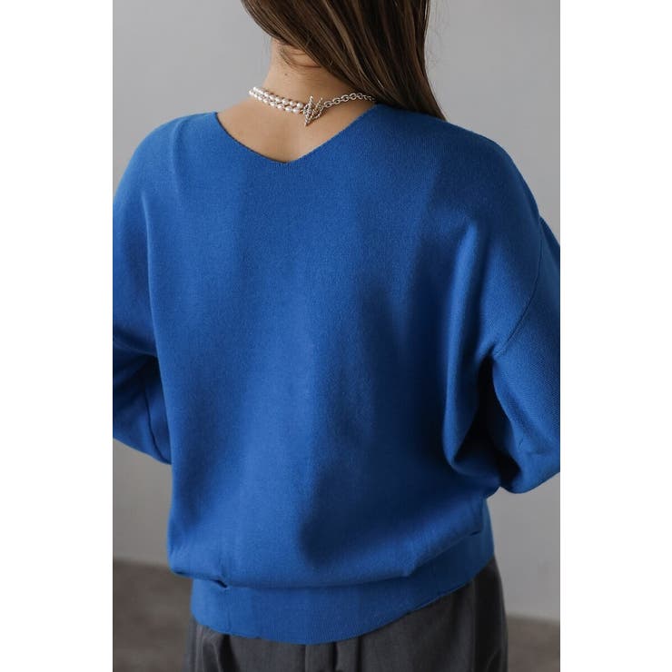 前後2WAYボリュームスリーブ裾タック静電気防止ニット 88-004265 | BONJOUR SAGAN | 詳細画像18 