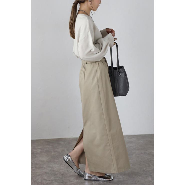 前後2WAYボリュームスリーブ裾タック静電気防止ニット 88-004265 | BONJOUR SAGAN | 詳細画像28 