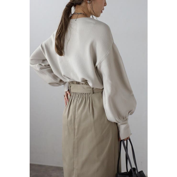 前後2WAYボリュームスリーブ裾タック静電気防止ニット 88-004265 | BONJOUR SAGAN | 詳細画像29 