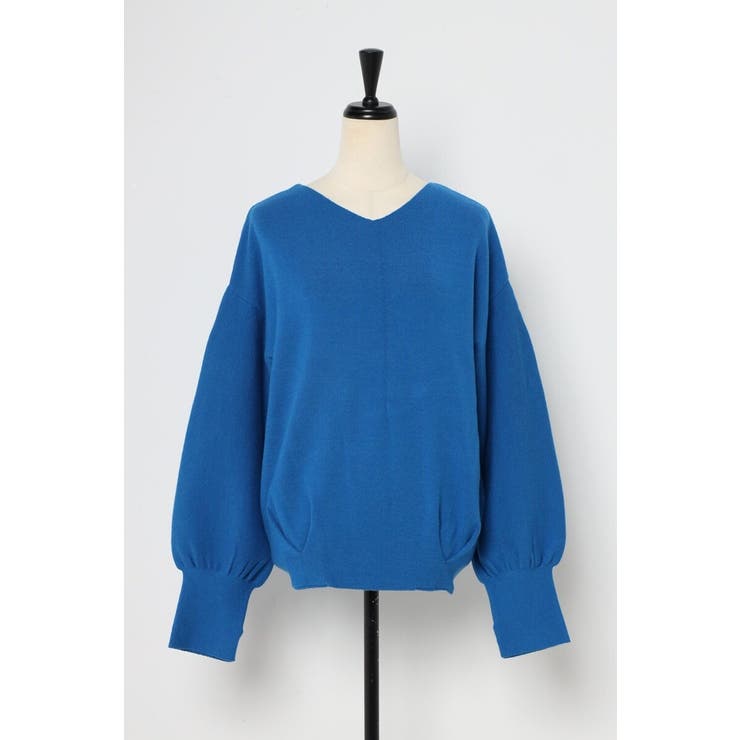 前後2WAYボリュームスリーブ裾タック静電気防止ニット 88-004265 | BONJOUR SAGAN | 詳細画像38 