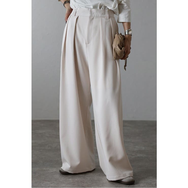 ツータックワイドパンツ 88-004270 | BONJOUR SAGAN | 詳細画像1 