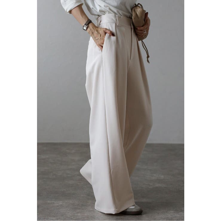 ツータックワイドパンツ 88-004270 | BONJOUR SAGAN | 詳細画像3 