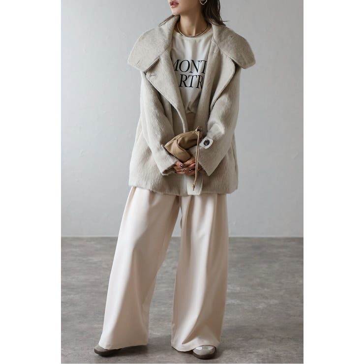 ツータックワイドパンツ 88-004270 | BONJOUR SAGAN | 詳細画像6 