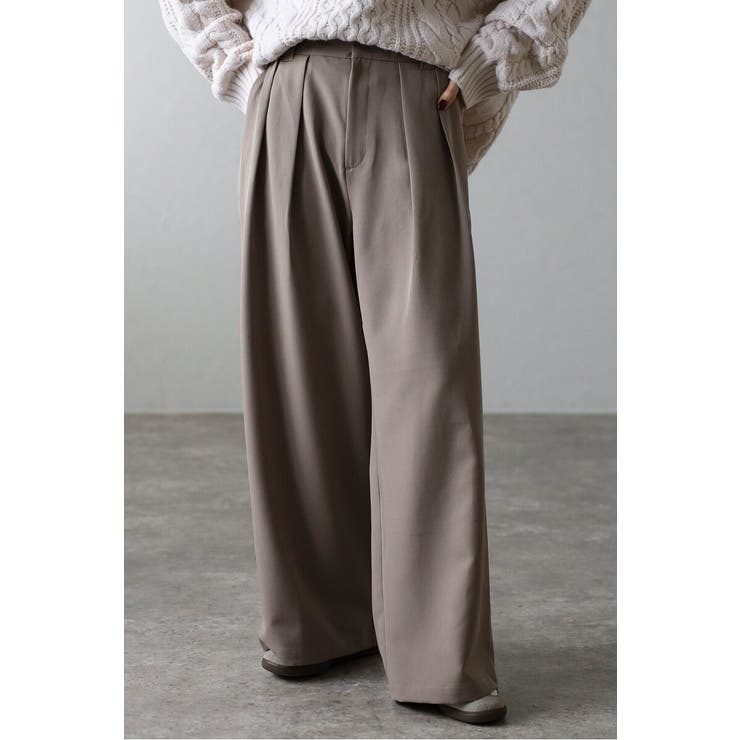 ツータックワイドパンツ 88-004270 | BONJOUR SAGAN | 詳細画像12 