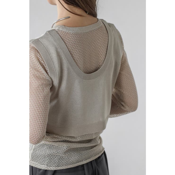 メタリックシアーニットセット 88-004272 | BONJOUR SAGAN | 詳細画像8 