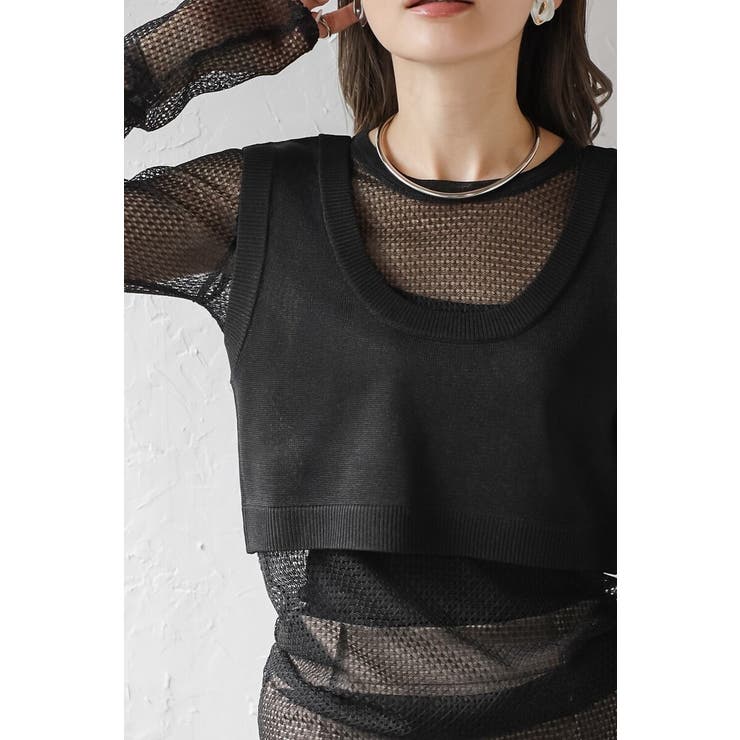 メタリックシアーニットセット 88-004272 | BONJOUR SAGAN | 詳細画像11 