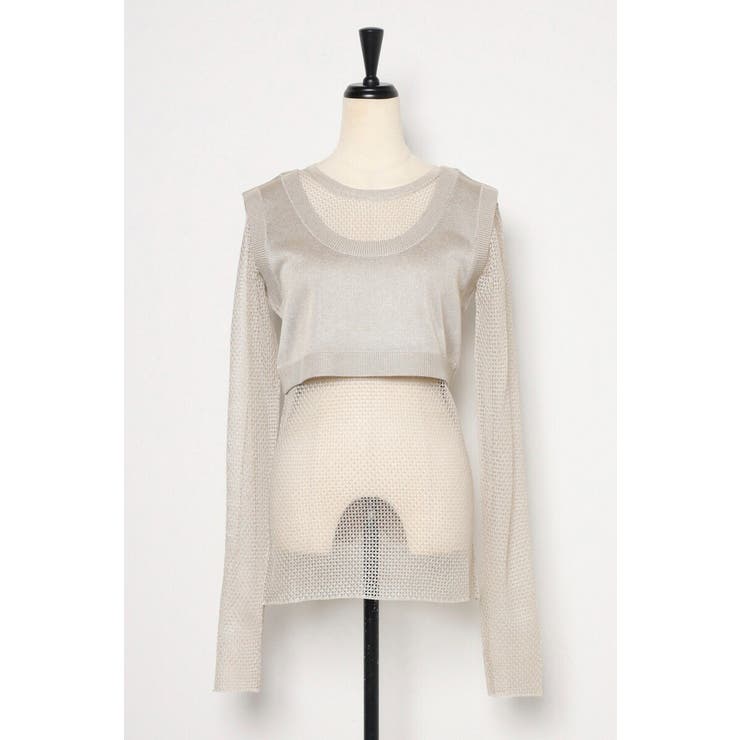 メタリックシアーニットセット 88-004272 | BONJOUR SAGAN | 詳細画像17 