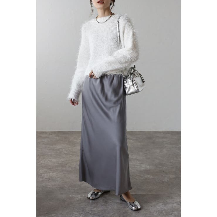 前後2WAYシャギークルーネックカーディガン 88-004275 | BONJOUR SAGAN | 詳細画像8 