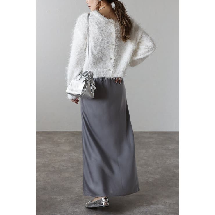 前後2WAYシャギークルーネックカーディガン 88-004275 | BONJOUR SAGAN | 詳細画像10 