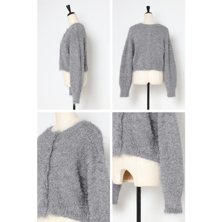 前後2WAYシャギークルーネックカーディガン 88-004275 | BONJOUR SAGAN | 詳細画像27 