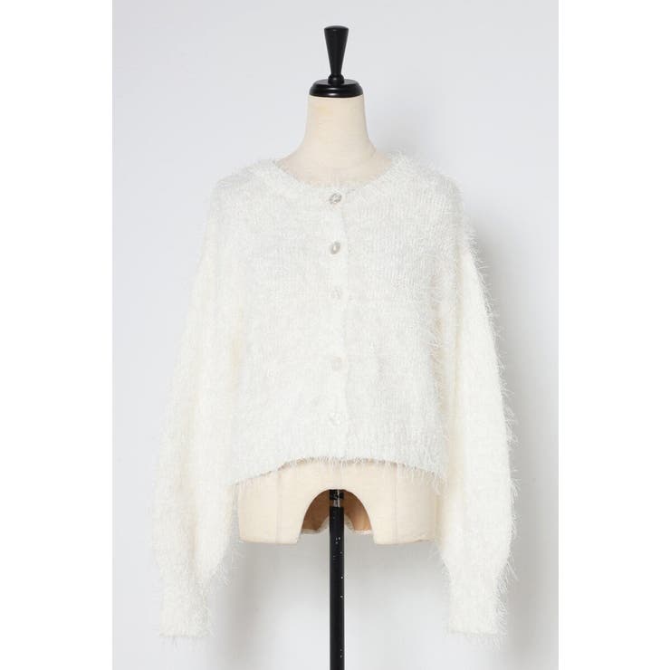 前後2WAYシャギークルーネックカーディガン 88-004275 | BONJOUR SAGAN | 詳細画像28 