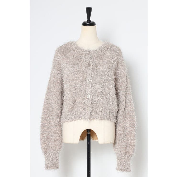 前後2WAYシャギークルーネックカーディガン 88-004275 | BONJOUR SAGAN | 詳細画像29 