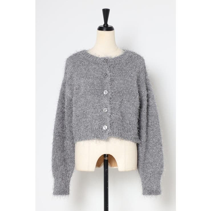 前後2WAYシャギークルーネックカーディガン 88-004275 | BONJOUR SAGAN | 詳細画像30 