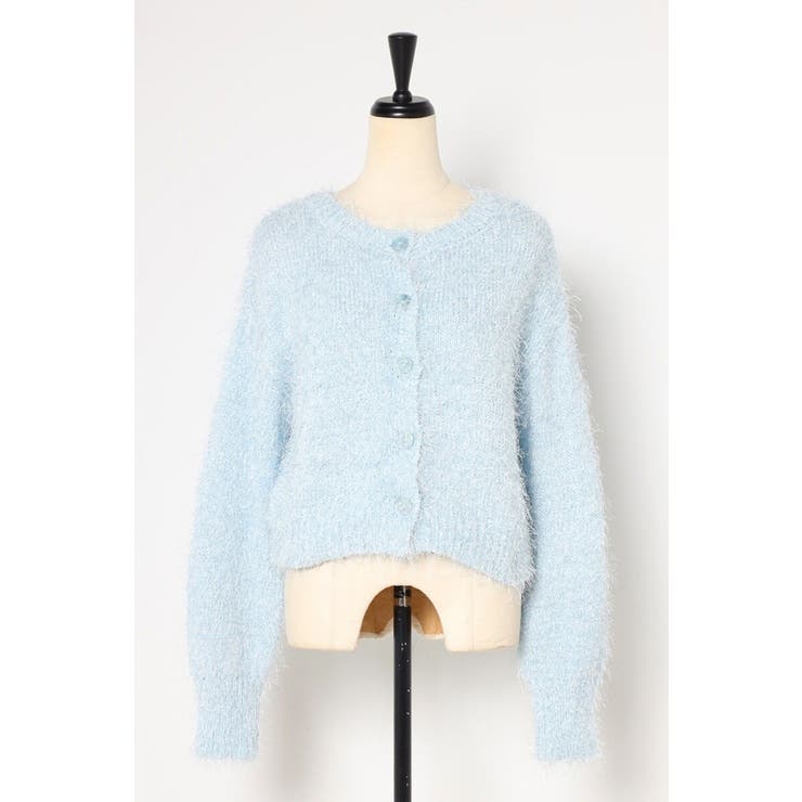 前後2WAYシャギークルーネックカーディガン 88-004275 | BONJOUR SAGAN | 詳細画像31 