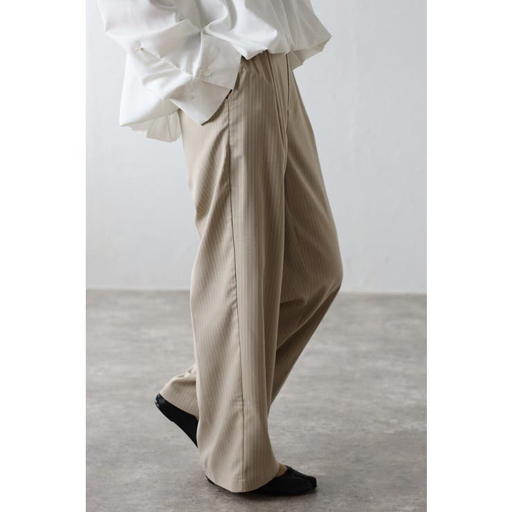 ピンストライプタックワイドパンツ 88-004276 | BONJOUR SAGAN | 詳細画像11 