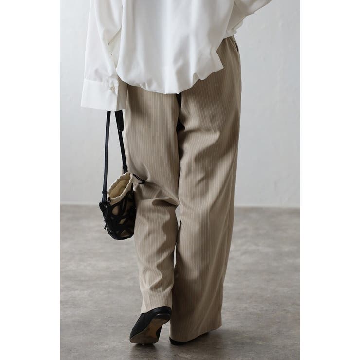ピンストライプタックワイドパンツ 88-004276 | BONJOUR SAGAN | 詳細画像13 