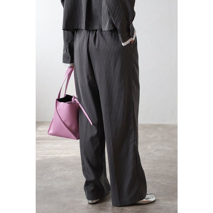 ピンストライプタックワイドパンツ 88-004276 | BONJOUR SAGAN | 詳細画像18 