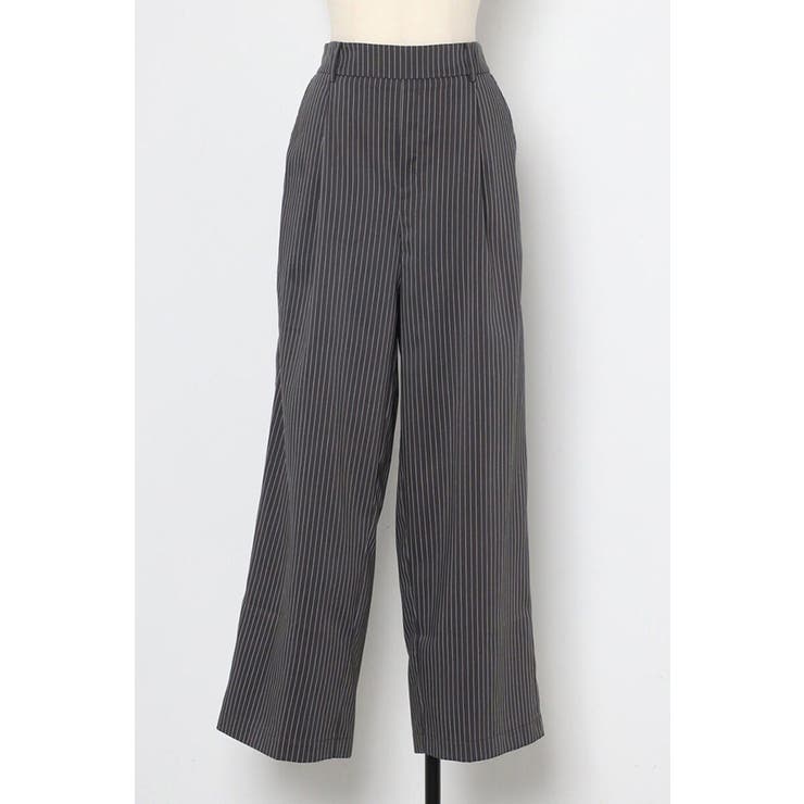ピンストライプタックワイドパンツ 88-004276 | BONJOUR SAGAN | 詳細画像24 