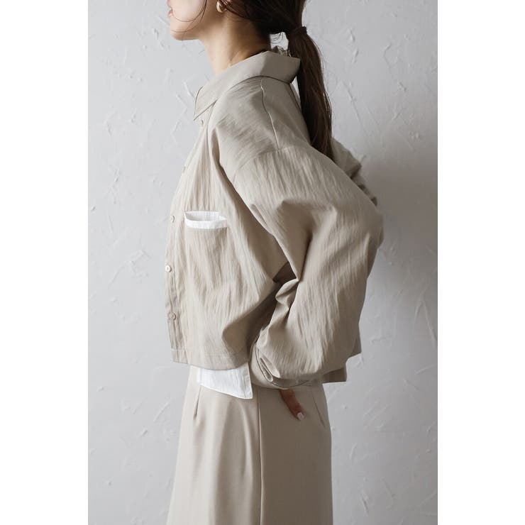 ジェットポケットクロップドシャツ 88-004278 | BONJOUR SAGAN | 詳細画像3 