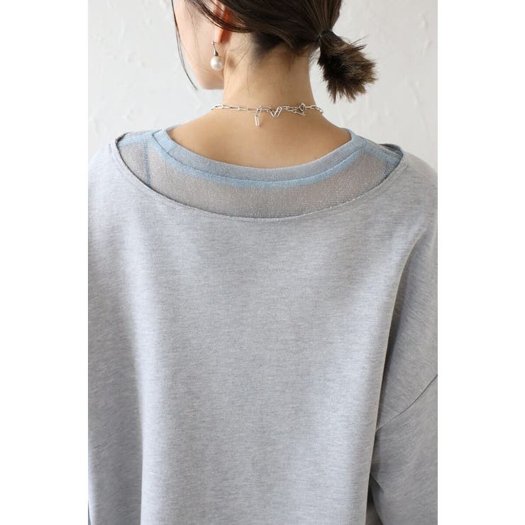 シアーレイヤード風スウェット 88-004284 | BONJOUR SAGAN | 詳細画像10 