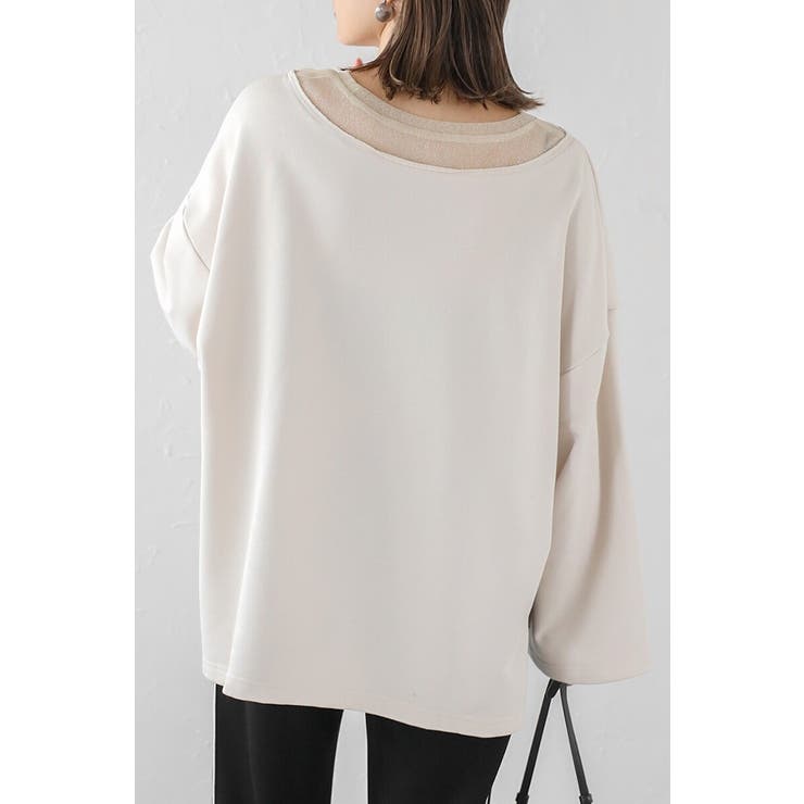 シアーレイヤード風スウェット 88-004284 | BONJOUR SAGAN | 詳細画像14 