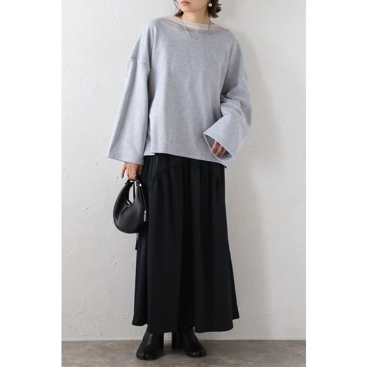 シアーレイヤード風スウェット 88-004284 | BONJOUR SAGAN | 詳細画像16 