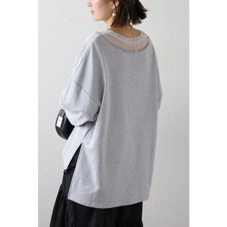 シアーレイヤード風スウェット 88-004284 | BONJOUR SAGAN | 詳細画像17 