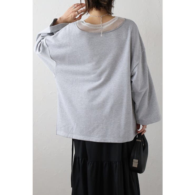 シアーレイヤード風スウェット 88-004284 | BONJOUR SAGAN | 詳細画像19 