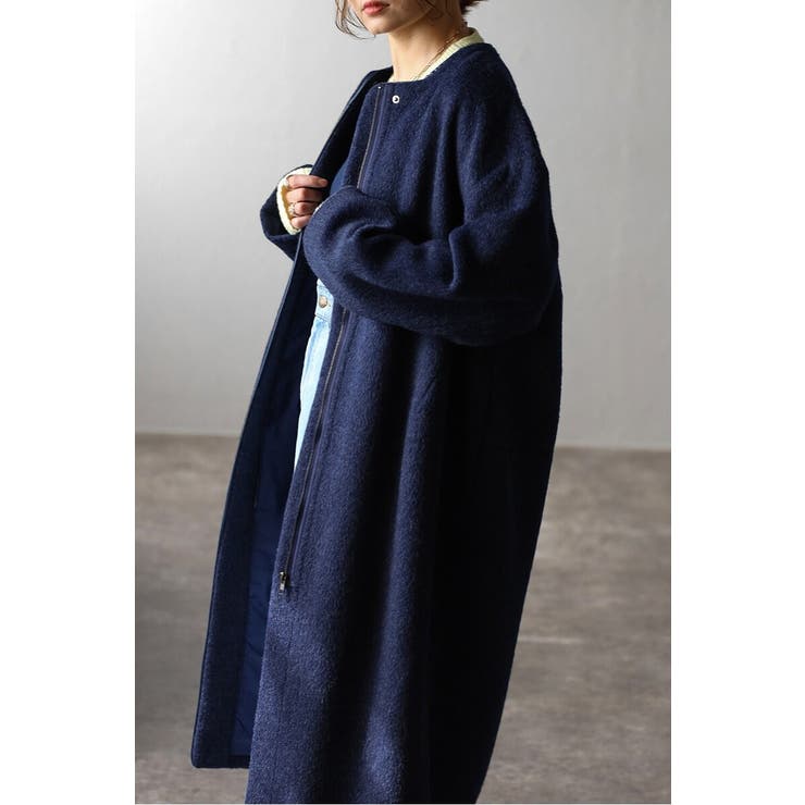 パイピングシャギーロングコート 88-004297 | BONJOUR SAGAN | 詳細画像15 