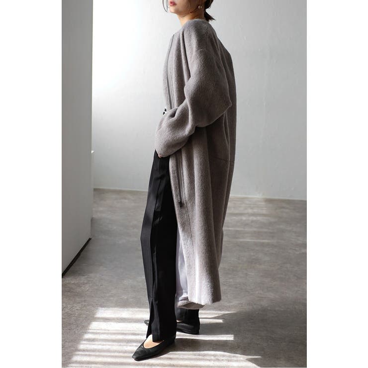 パイピングシャギーロングコート 88-004297 | BONJOUR SAGAN | 詳細画像22 