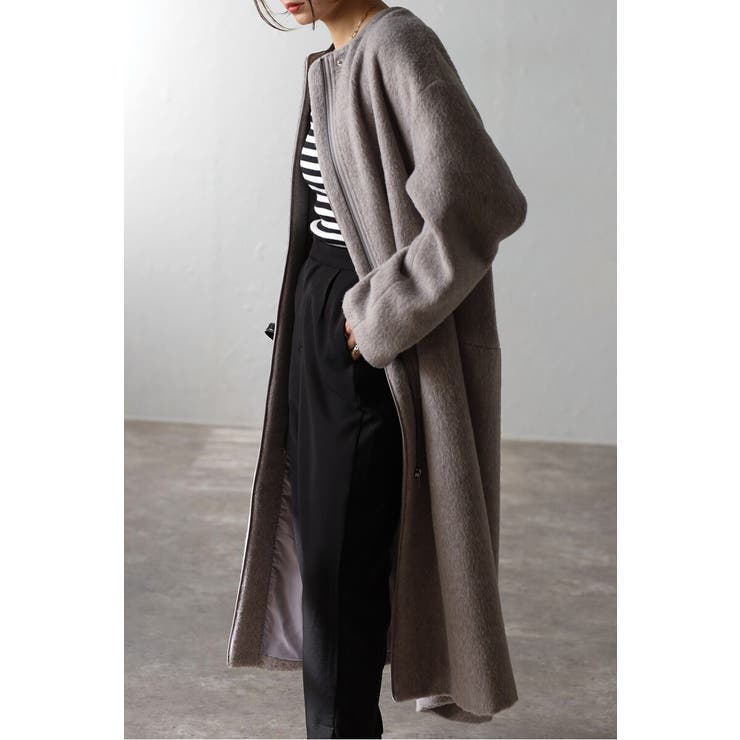 パイピングシャギーロングコート 88-004297 | BONJOUR SAGAN | 詳細画像25 