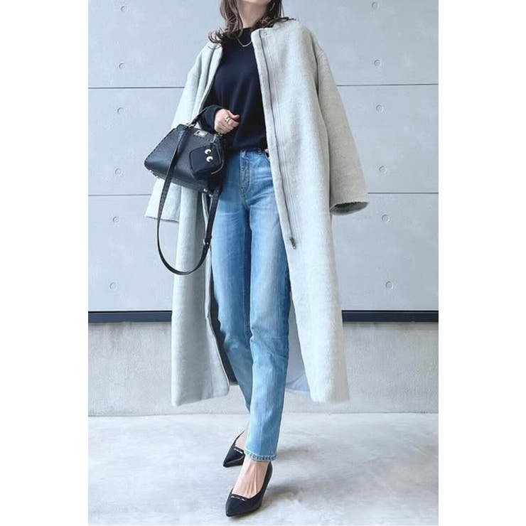 パイピングシャギーロングコート 88-004297 | BONJOUR SAGAN | 詳細画像43 