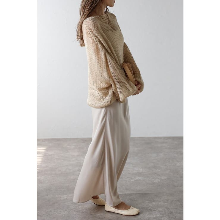 モヘアタッチローゲージシアーニット 88-004311 | BONJOUR SAGAN | 詳細画像5 