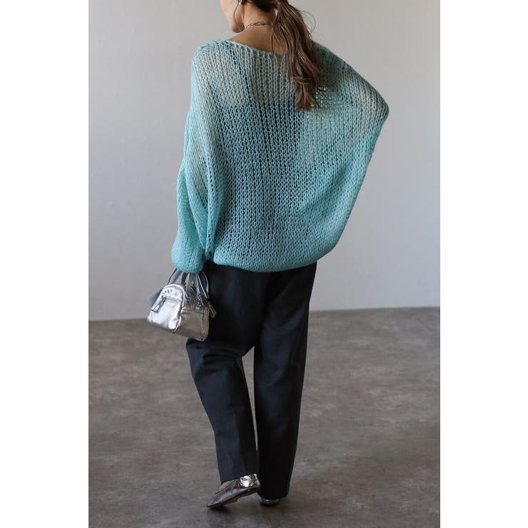 モヘアタッチローゲージシアーニット 88-004311 | BONJOUR SAGAN | 詳細画像20 