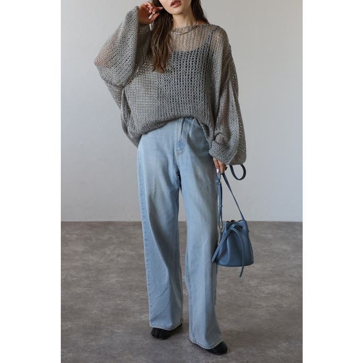 モヘアタッチローゲージシアーニット 88-004311 | BONJOUR SAGAN | 詳細画像25 