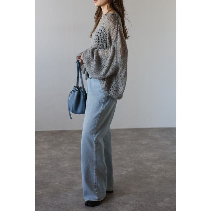 モヘアタッチローゲージシアーニット 88-004311 | BONJOUR SAGAN | 詳細画像26 